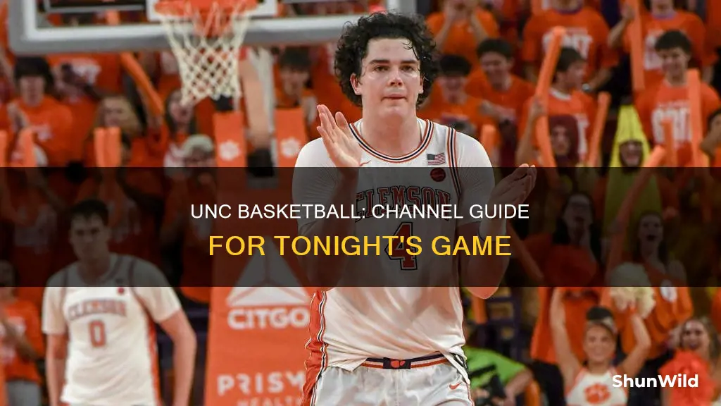 what channel is unc basketball on tonight