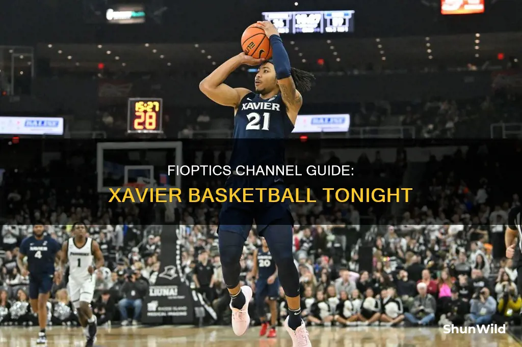 what channel is xavier basketball on tonight for fioptics