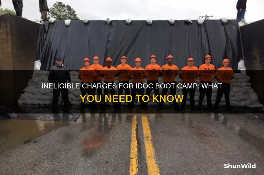 what charges are ineligible for boot camp through idoc