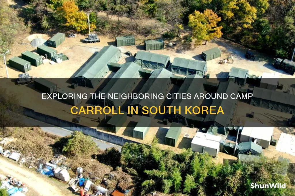 what cities surround camp carroll