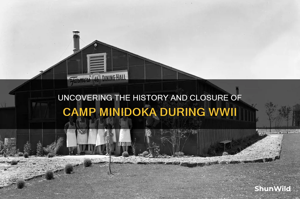 what closed camp minidoka