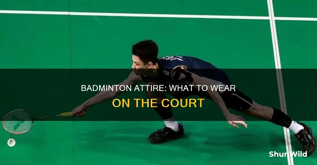 what clothes do badminton players wear