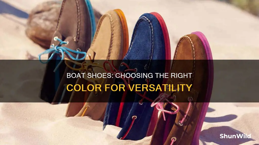 what color boat shoes go with everything