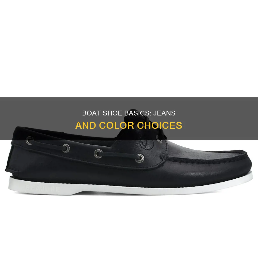 what color boat shoes with jeans