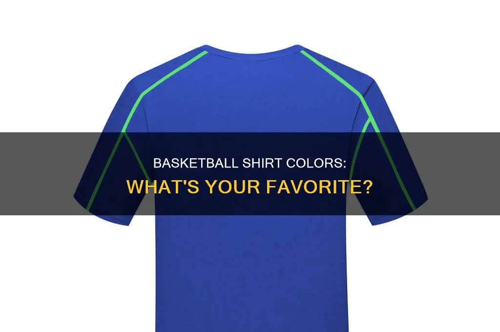 what color is a basketball for a shirt