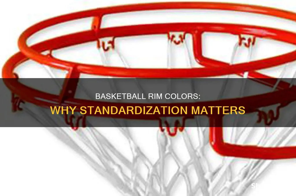 what color is basketball rim