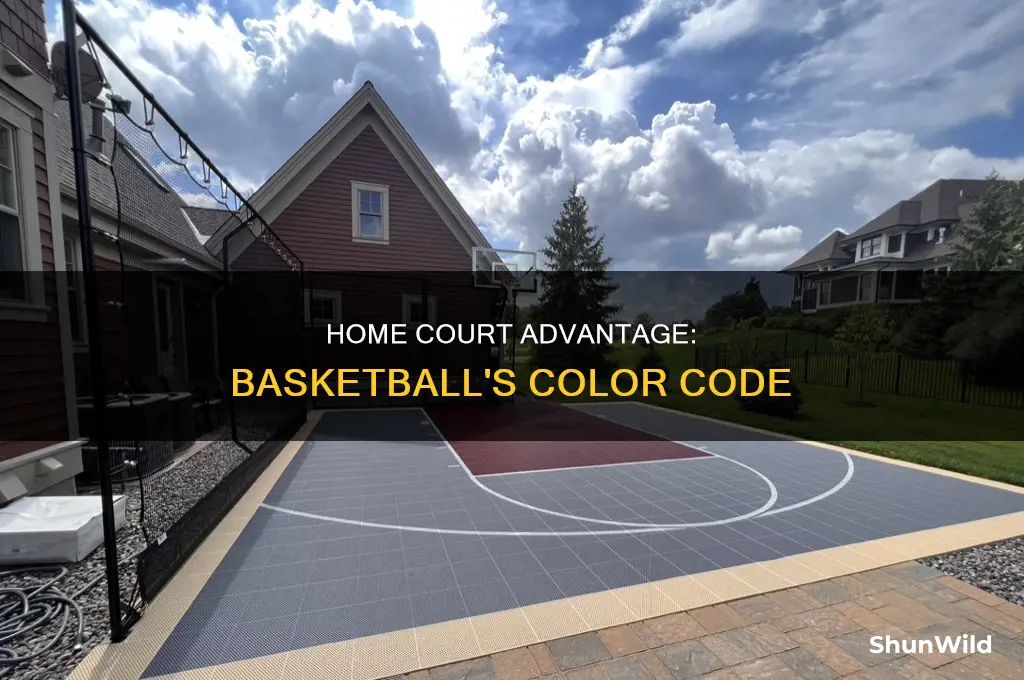 what color is home in basketball