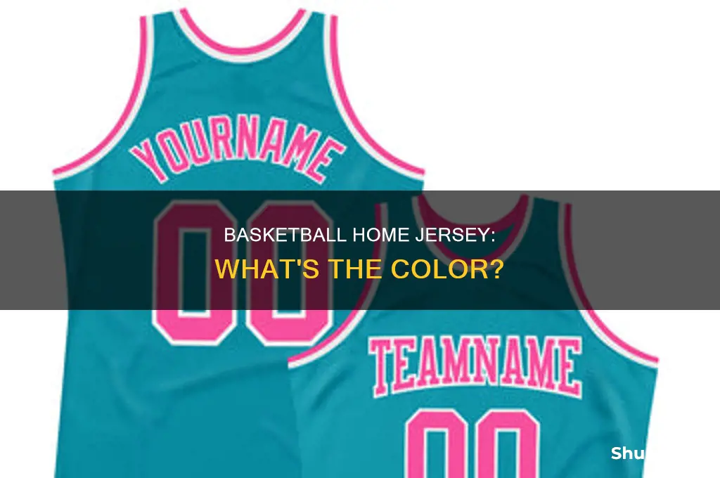 what color is home jersey in basketball