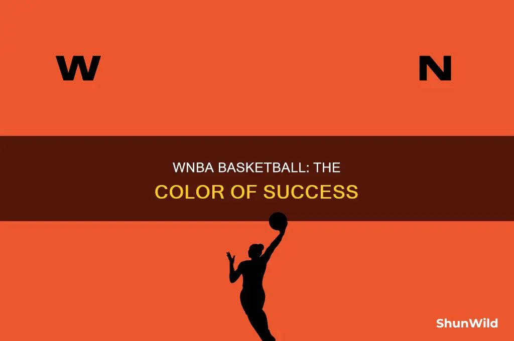 what color is the wnba basketball