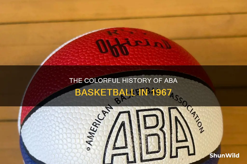 what color was aba basketball 1967