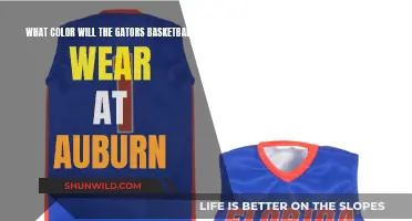 Gators' Basketball Uniforms: Color Choice for Auburn Game