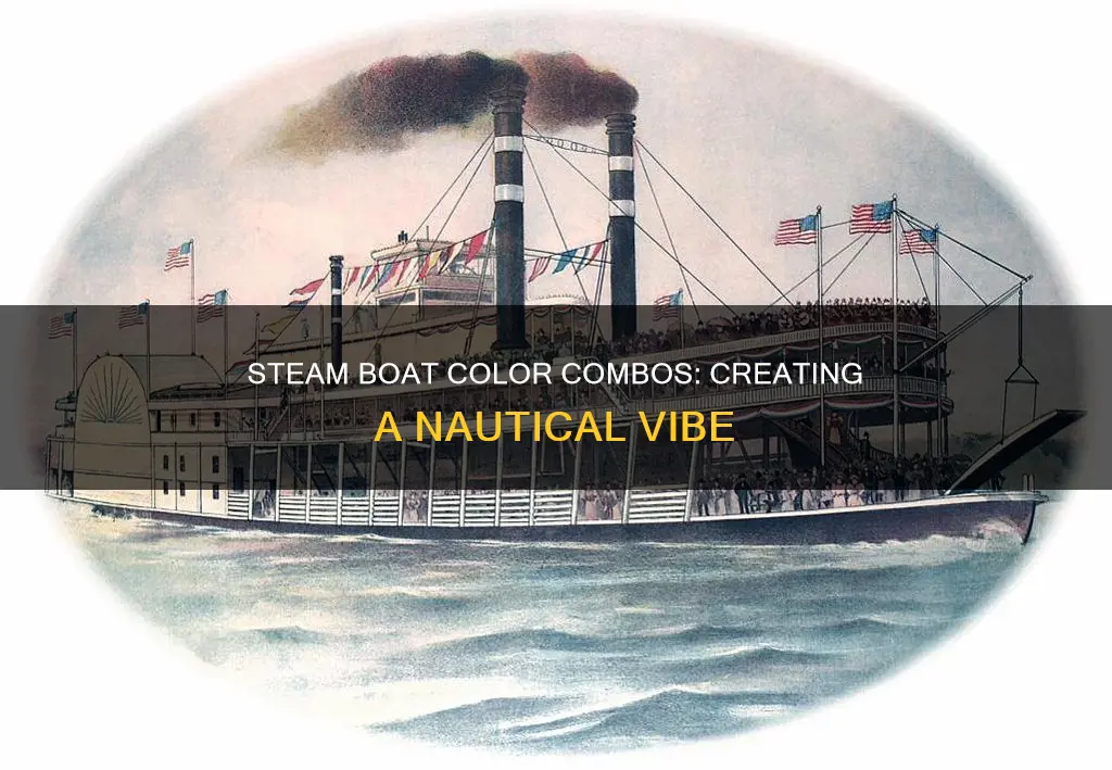 what colors go good with a steam boat
