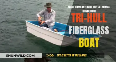 Who Built the Iconic Thunderbird Tri-Hull Fiberglass Boat?