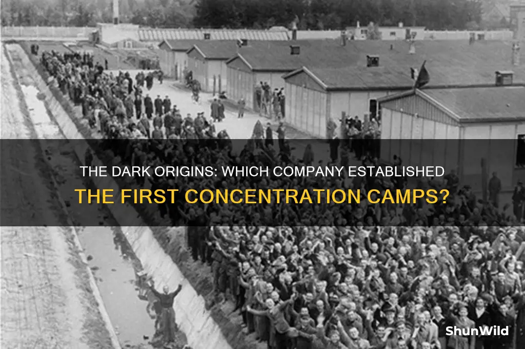 what company first found concentration camps