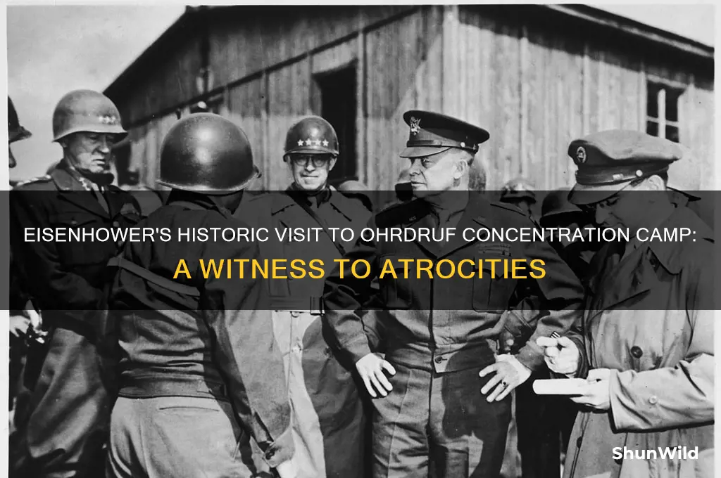 what concentration camp did eisenhower visit