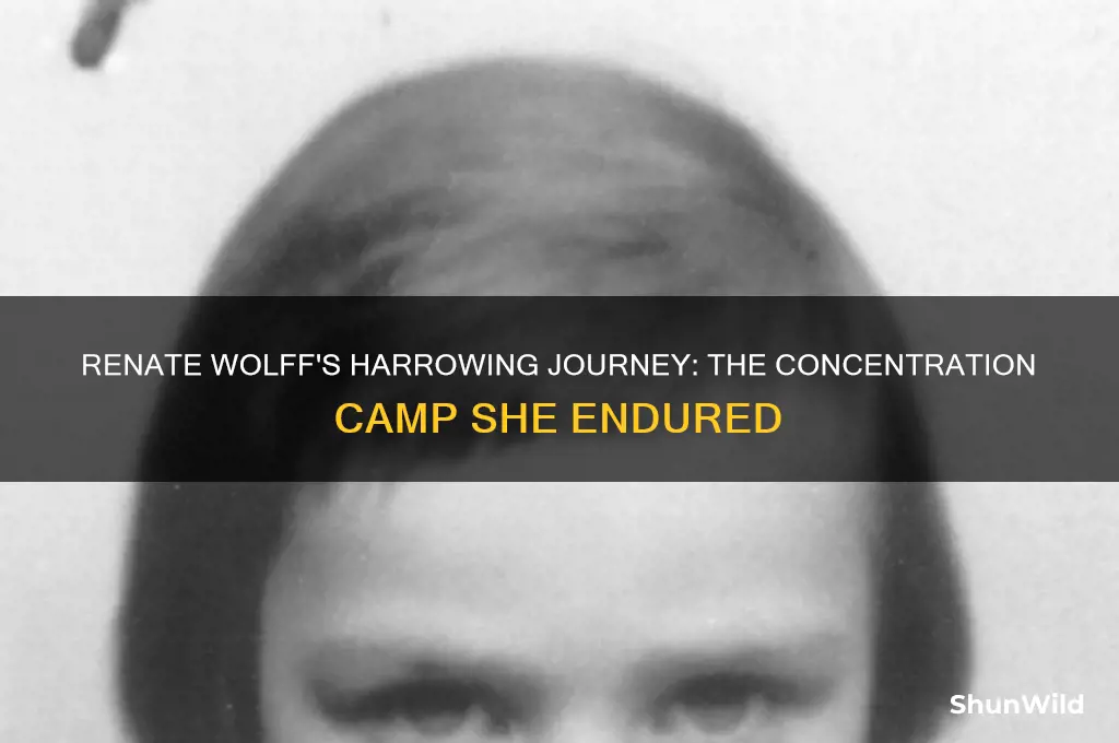 what concentration camp did renate wolff go to