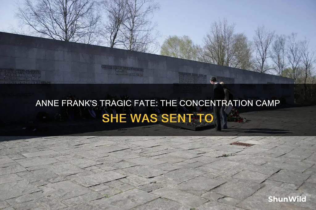what concentration camp was anne sent to