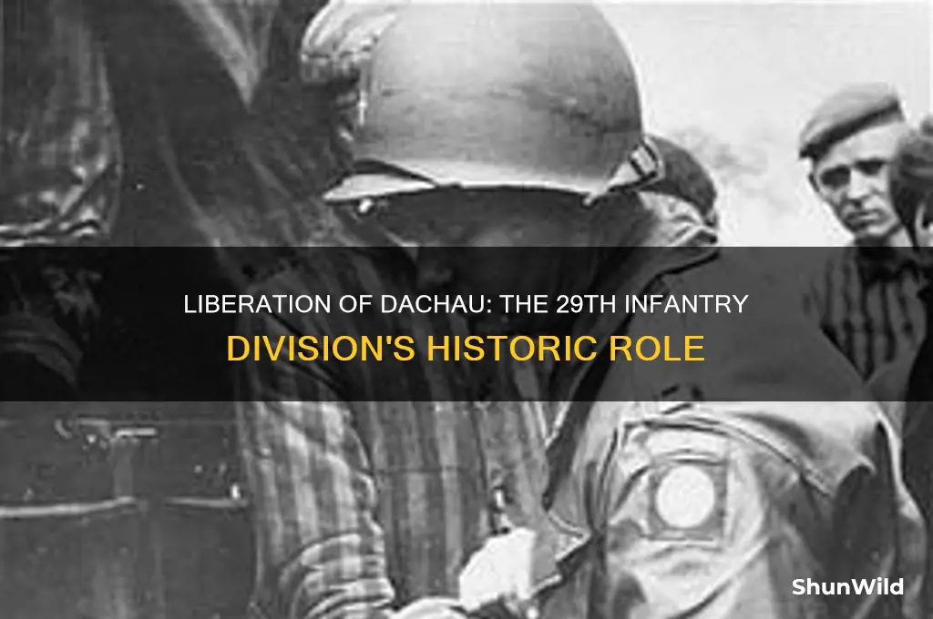 what concentration camp was liberated by the 29th