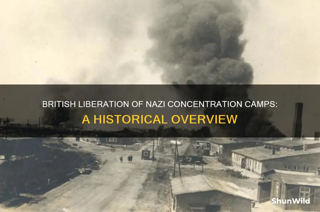 what concentration camps did the british liberate