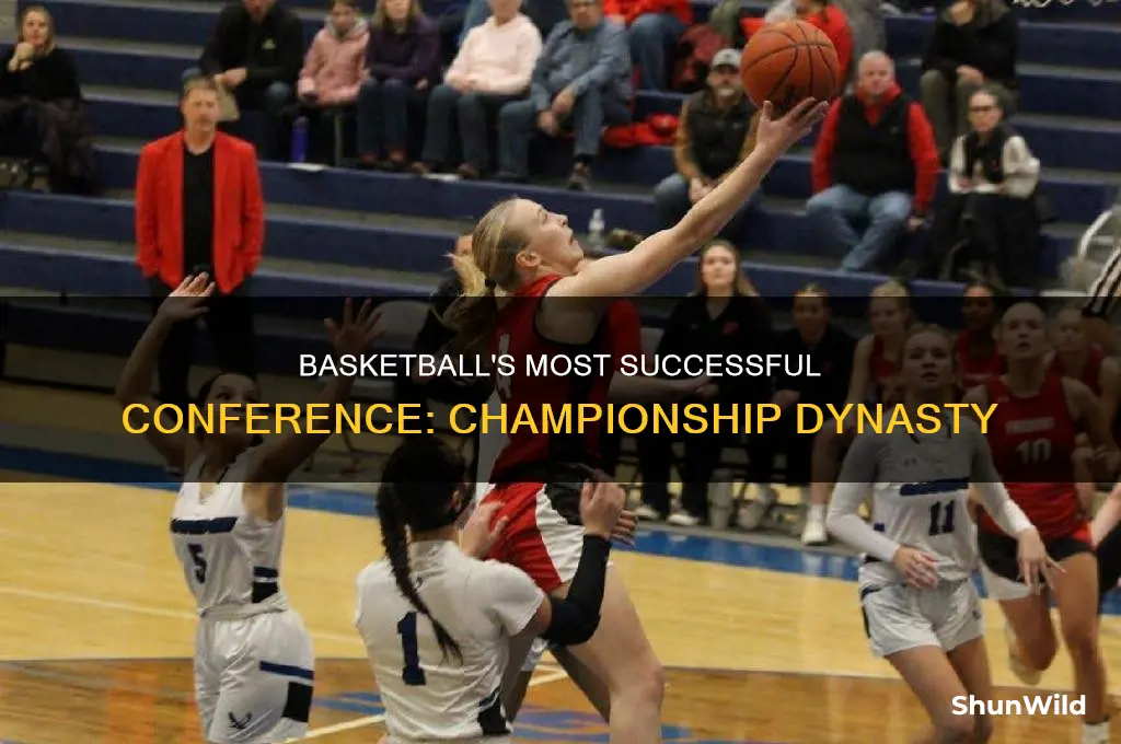 what conference has the most national championships in basketball
