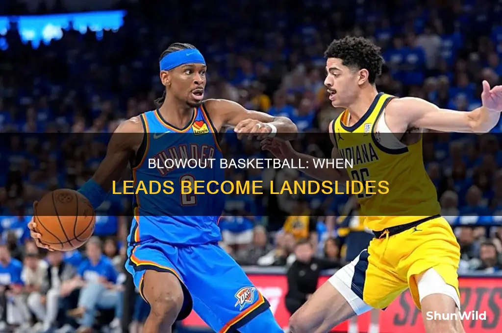 what considered a blowout in basketball