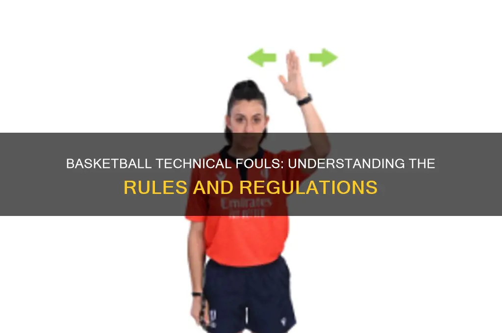 what constitutes a technical foul in basketball