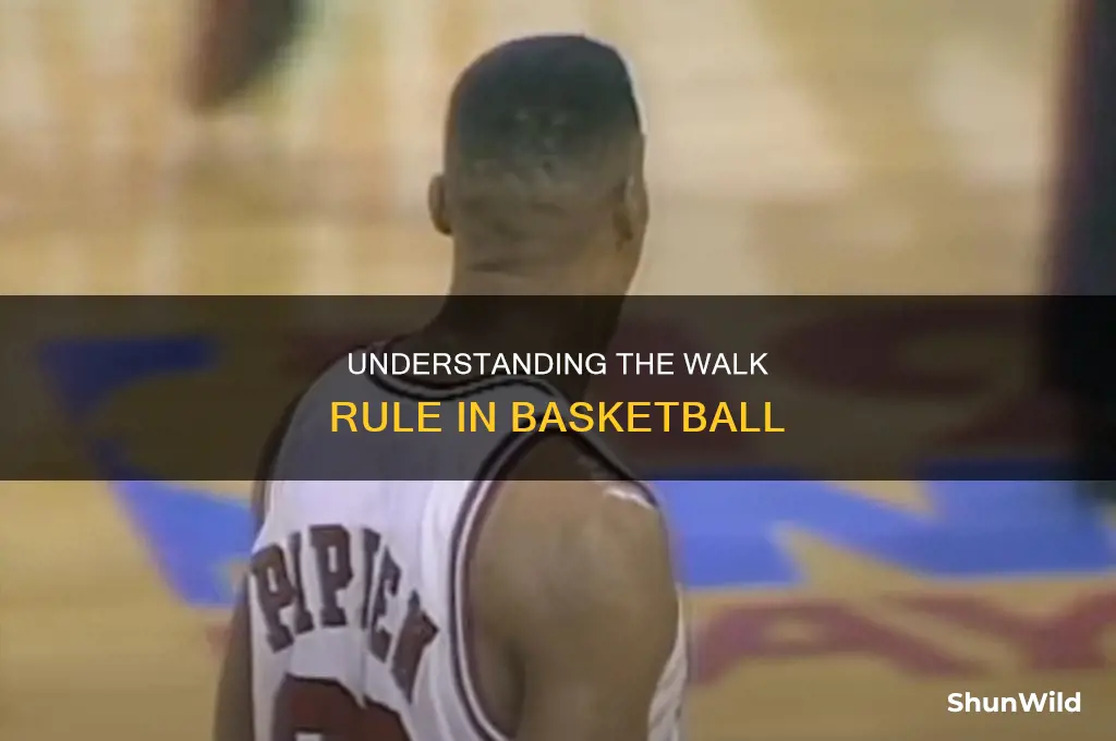 what constitutes a walk in basketball