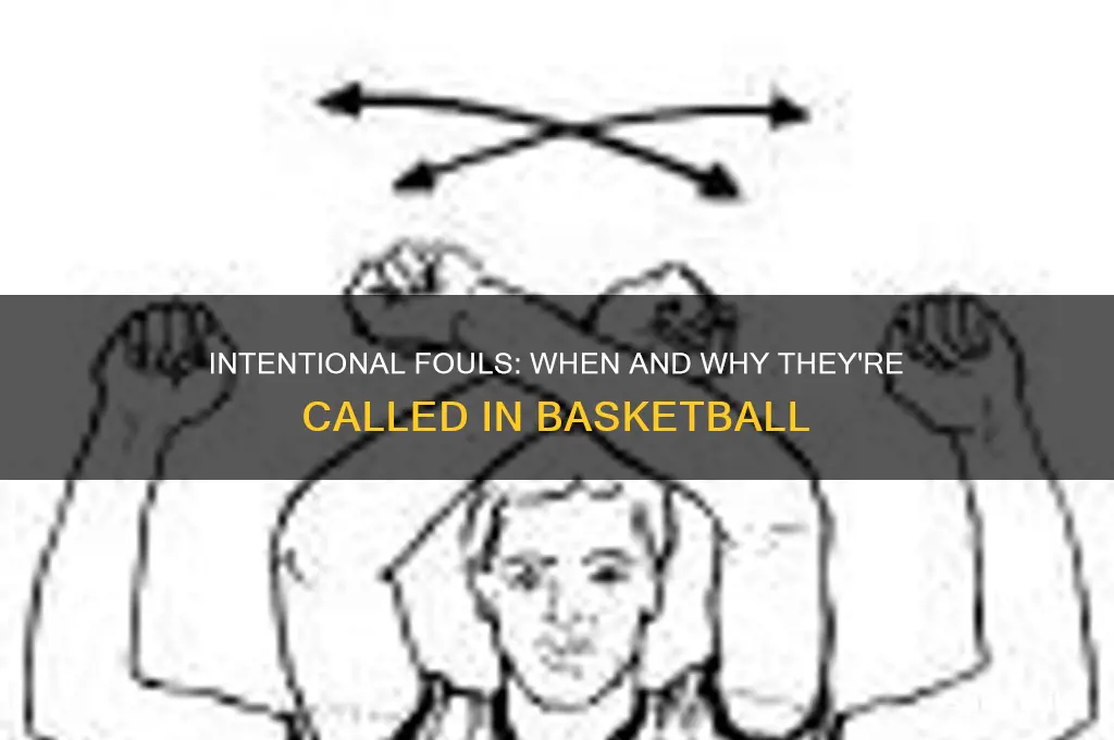 what constitutes an intentional foul in basketball