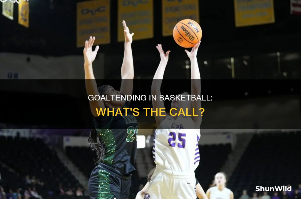 what constitutes goaltending in basketball