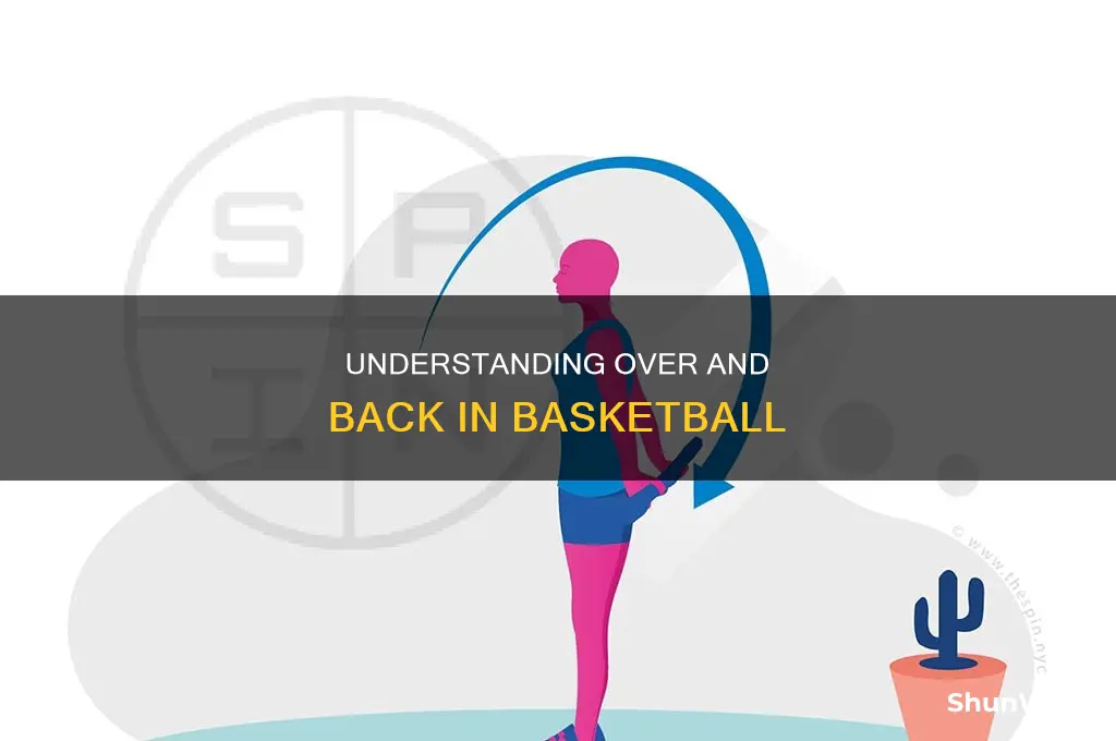 what constitutes over and back in basketball