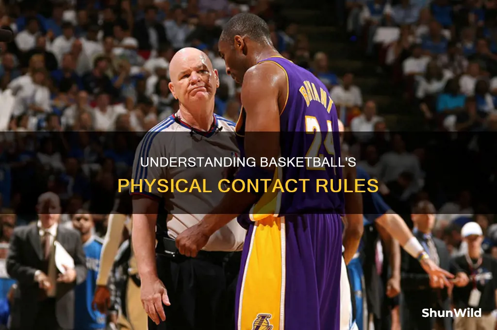 what contact is allowed in basketball