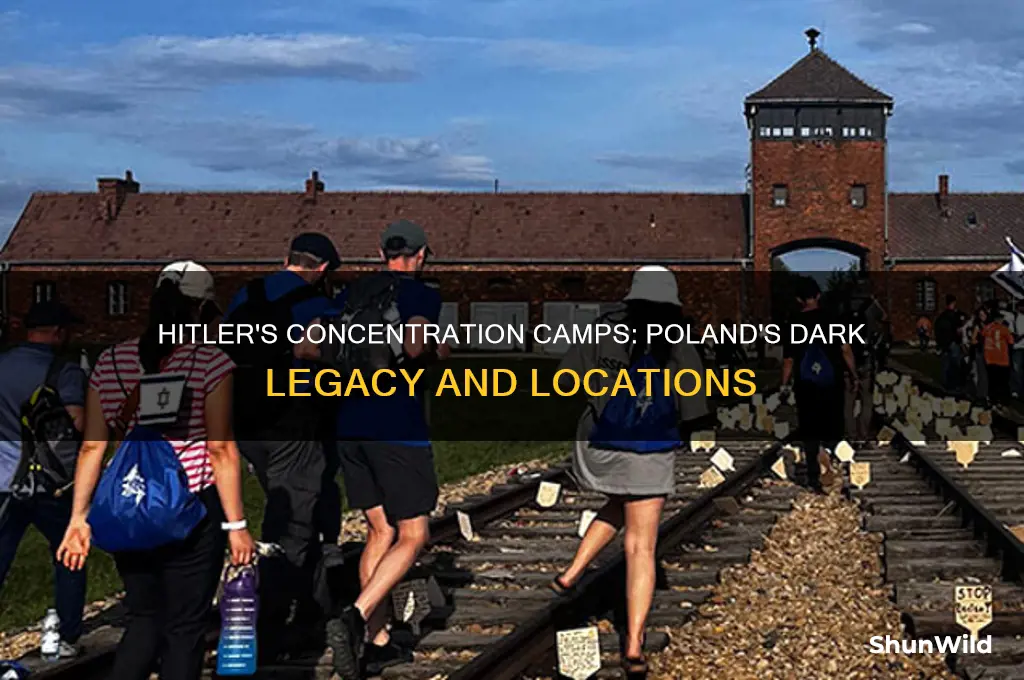 what countries did hitler build concentration camps in poland