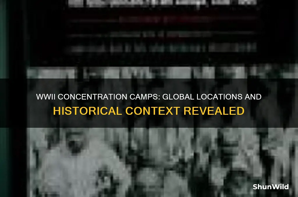 what countries had concentration camps during ww2