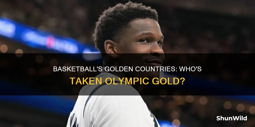 what countries have won gold in basketball