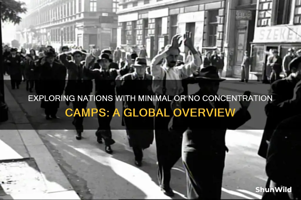 what country has the least concentration camps