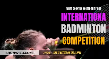Badminton's First International Competition: Where Was It?