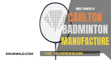 Carlton Badminton Rackets: Where Are They Made?