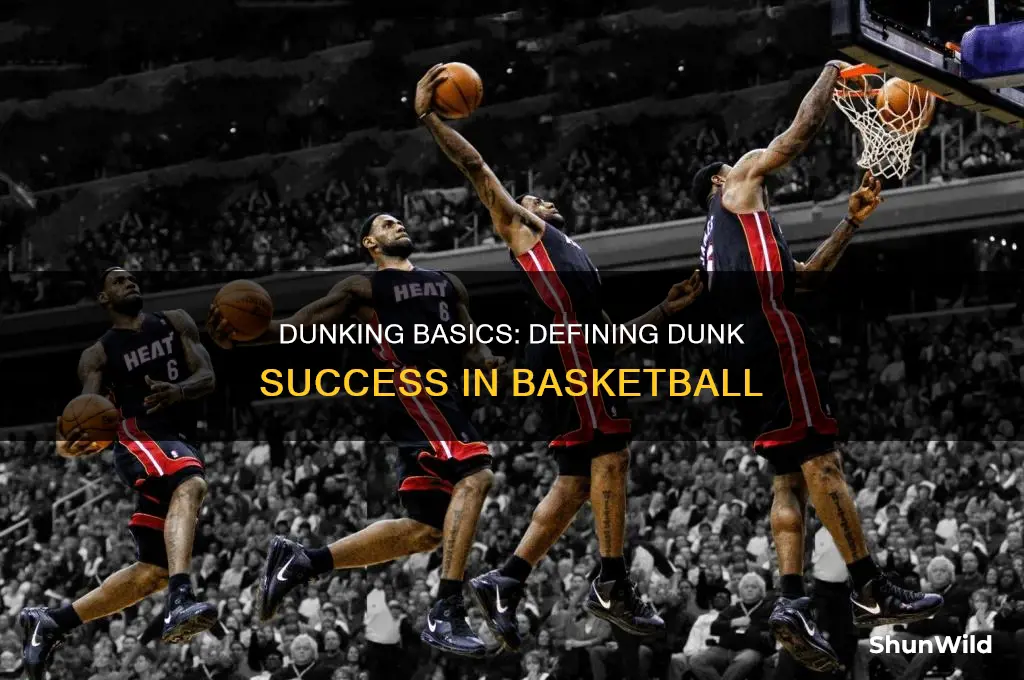 what counts as a dunk in basketball