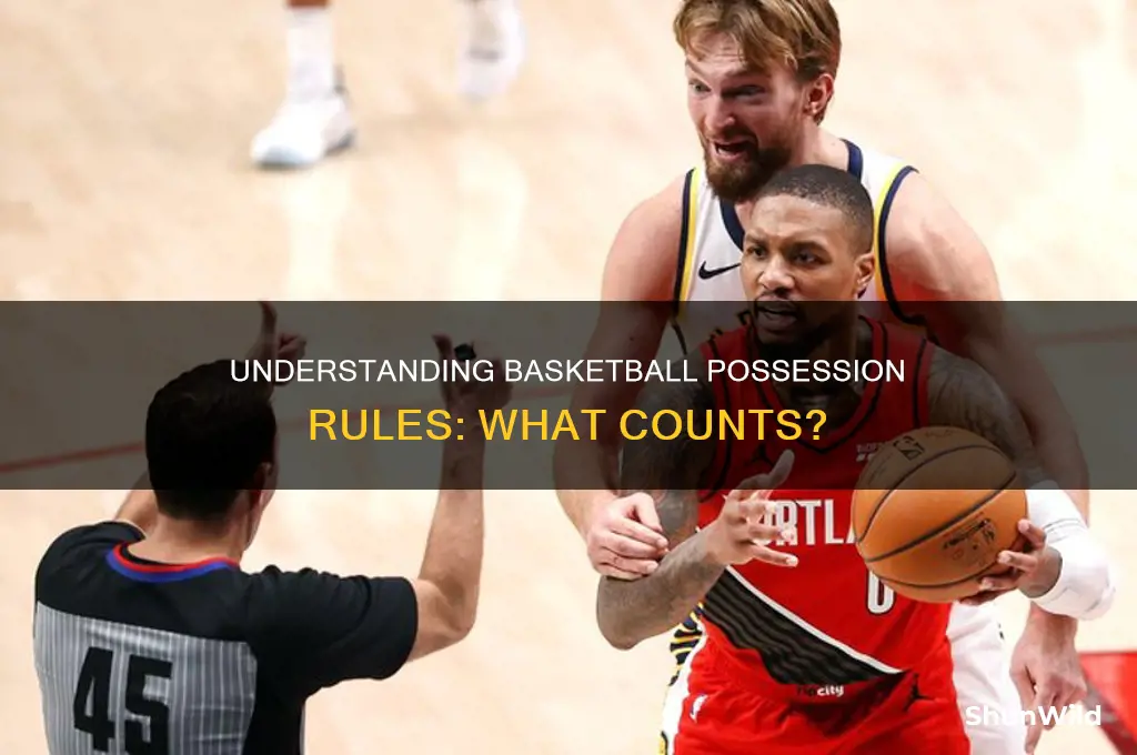 what counts as a possession in basketball
