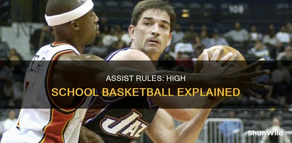 what counts as an assist in high school basketball