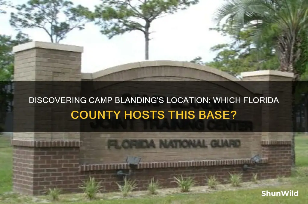 what county is camp blanding