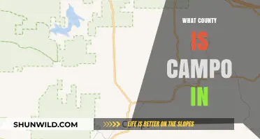 Discovering Campo's Location: Unveiling the County it Belongs To