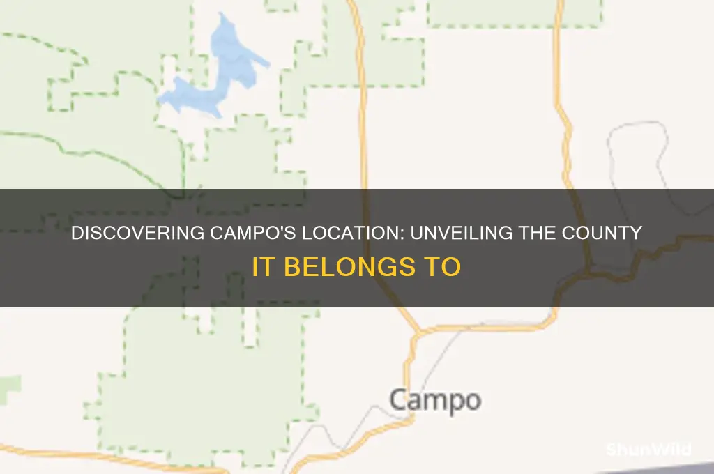 what county is campo in