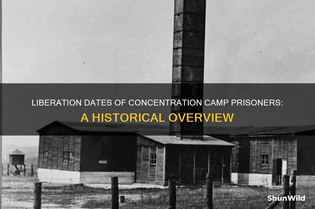 what date were the prisoners in concentration camps liberated