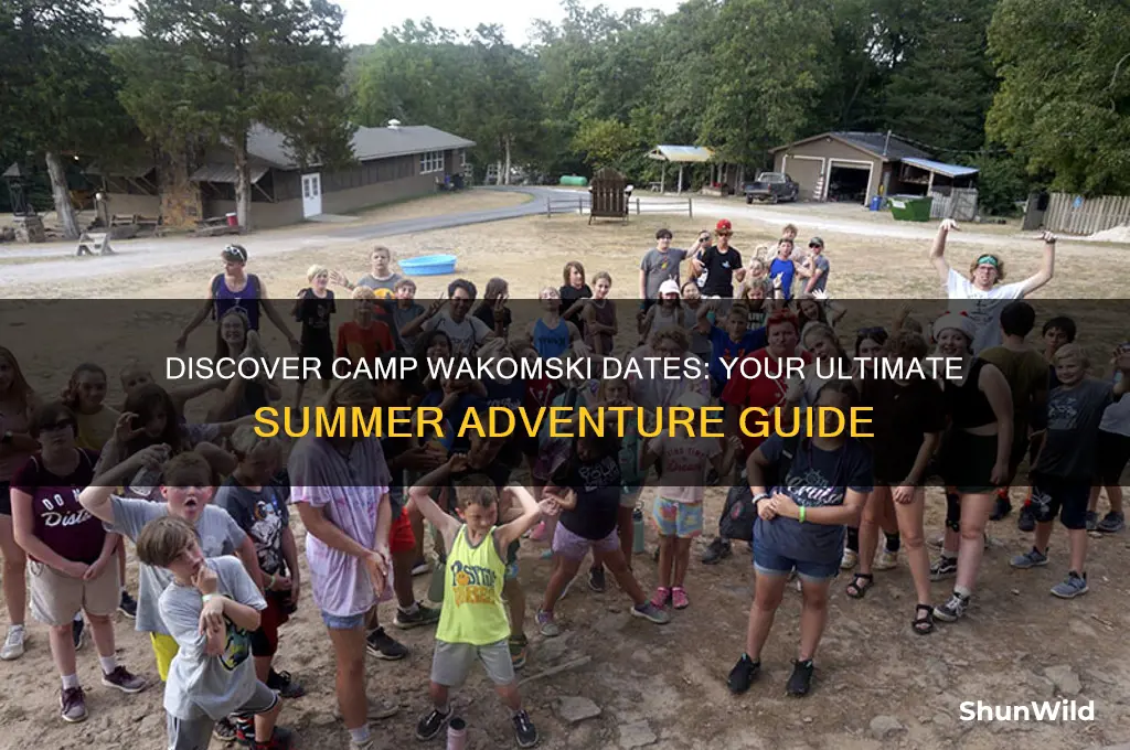 what dates are camp wakomski