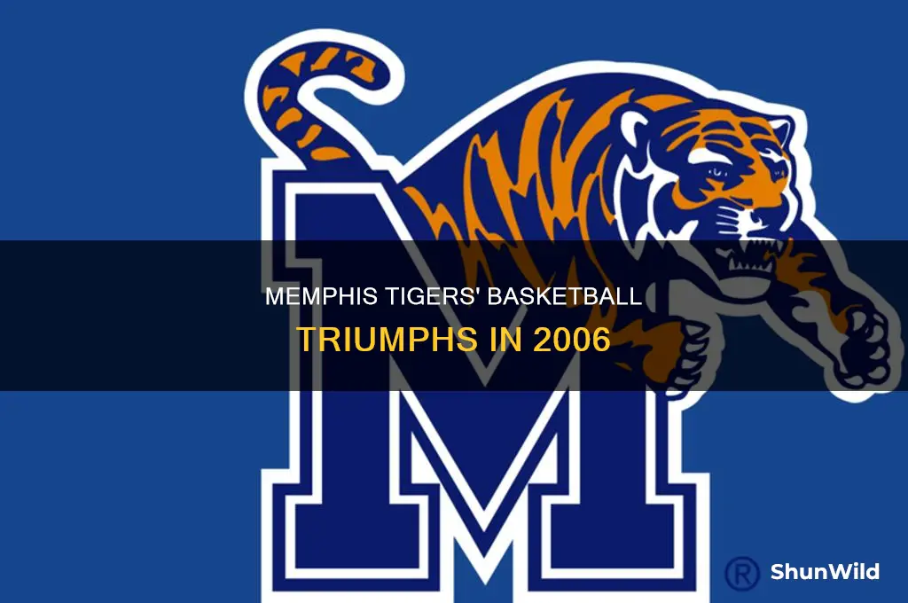 what dates did the memphis tigers basketball in 2006