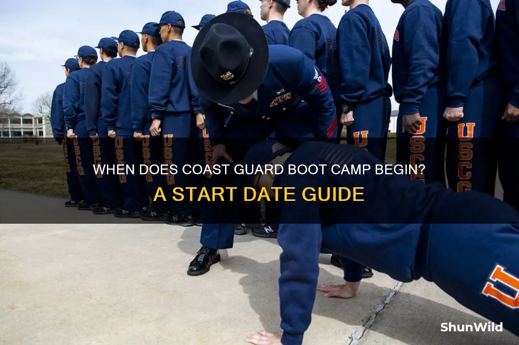 what day does coast guard boot camp start