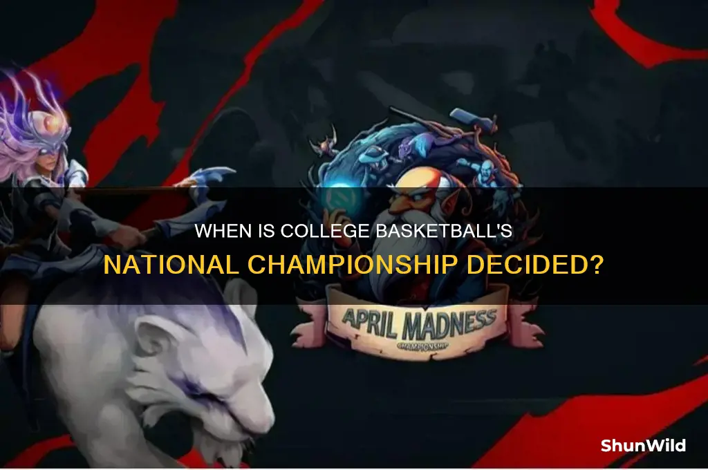 what day is the national championship basketball