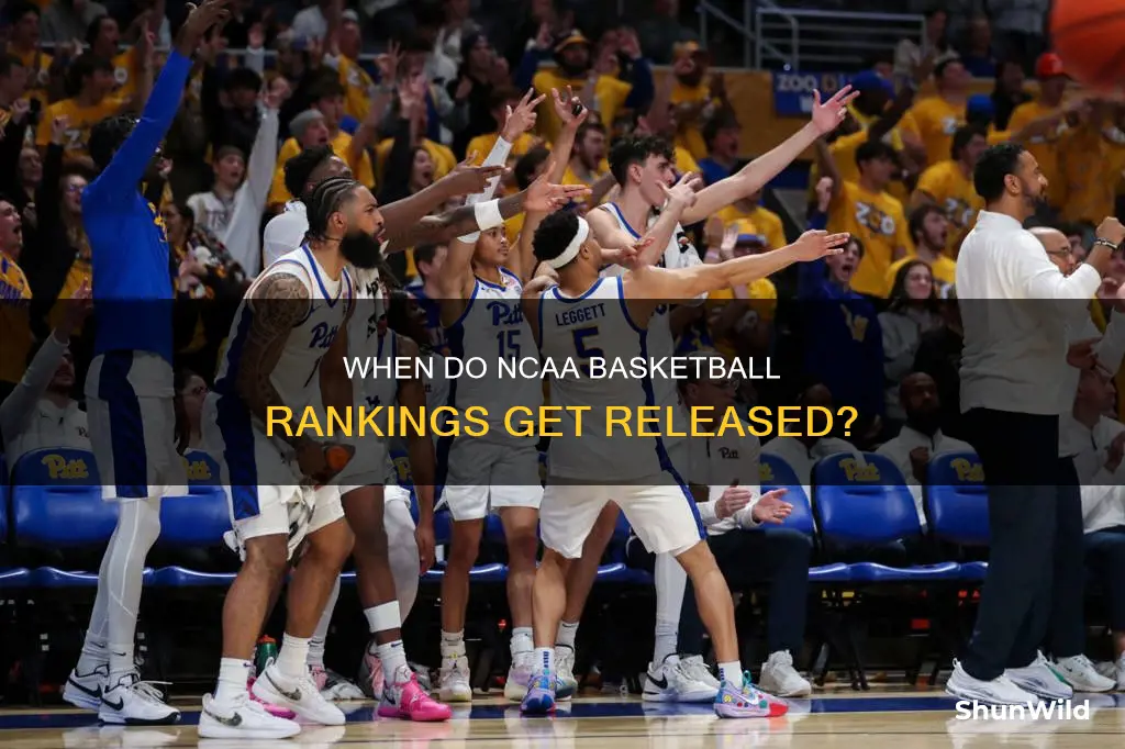 what day of thgte week ncaam basketball rankings come out