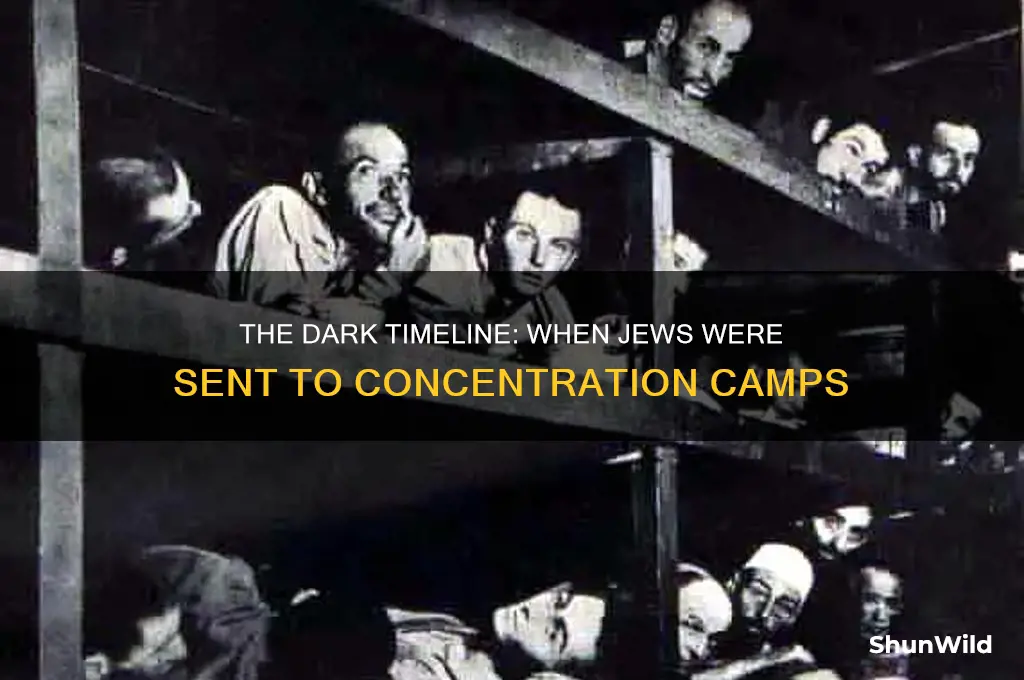what day were jew transferred to concentration camps